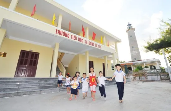 Ngôi trường mới ở Trường Sa