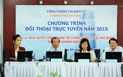 Đà Nẵng: Lãnh đạo thành phố đối thoại trực tuyến giải quyết các vướng mắc về chính sách thuế và hải quan