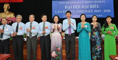 Đại hội lần thứ XV Đảng bộ cơ quan Văn phòng Thành ủy TPHCM