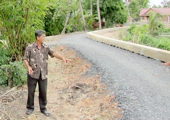 Người dân vùng trũng đã an cư