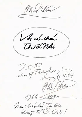 Phan Nhân và tuyển tập nhạc thiếu nhi “xuất bản tại gia”