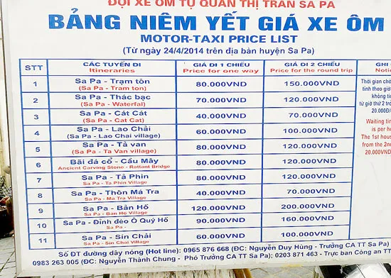 Đến Sapa không lo ‘‘chặt, chém’’