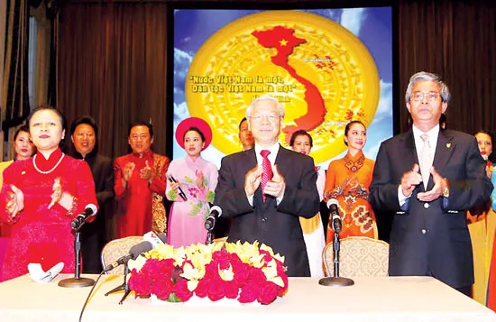 Tổng Bí thư Nguyễn Phú Trọng gặp lãnh đạo Đảng Cộng sản Hoa Kỳ