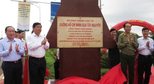 Khánh thành đường Hồ Chí Minh qua các tỉnh Tây Nguyên và Bình Phước