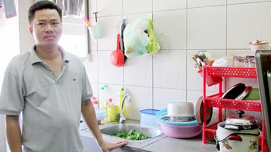 A family just moves to dormitory