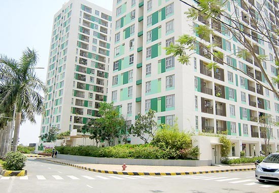 A partly foreign invested property project in District 2, HCMC (Photo: SGGP)