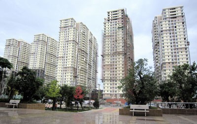 An apartment block for medium income people in District 7, HCMC (Photo: SGGP)