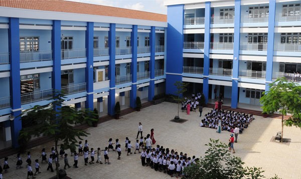 More schools in HCMC are built for the new academic year (Photo: SGGP)