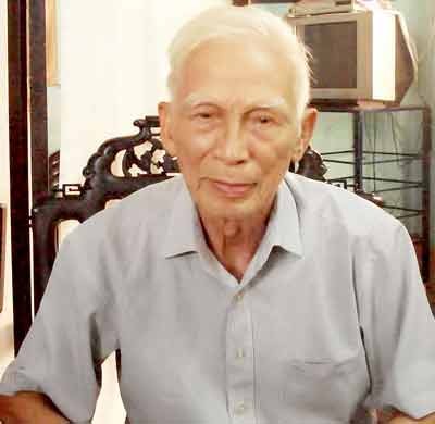 Historic witness and revolutionary veteran Nguyen Huu Huong (Huong Tho) (Photo: SGGP)