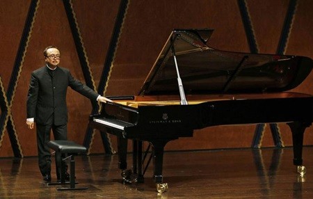 Back in town: Pianist Dang Thai Son entertains an audience at the Chopin and his Europe festival in Warsaw last week. — Photo dallasnews.com