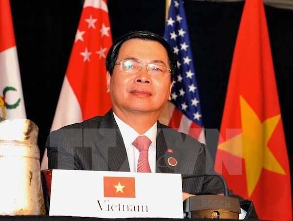 Minister of Industry and Trade Vu Huy Hoang in Atlanta, the US (Source: VNA)