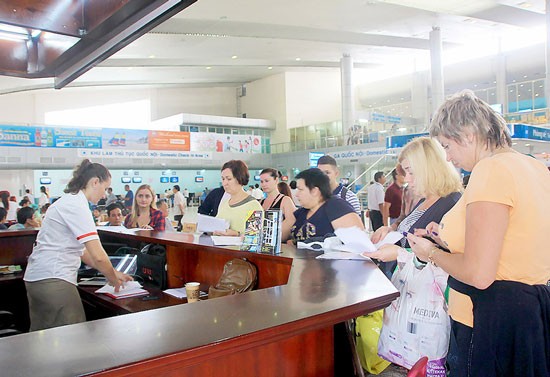 Russian tourists choose Vietnam as first destination. (Photo:SGGP)