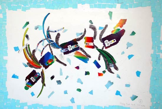 The golden prize-wining work, "The airplane disaster"