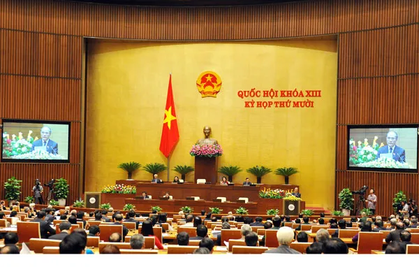 Khai mạc kỳ họp thứ 10 Quốc hội khóa XIII