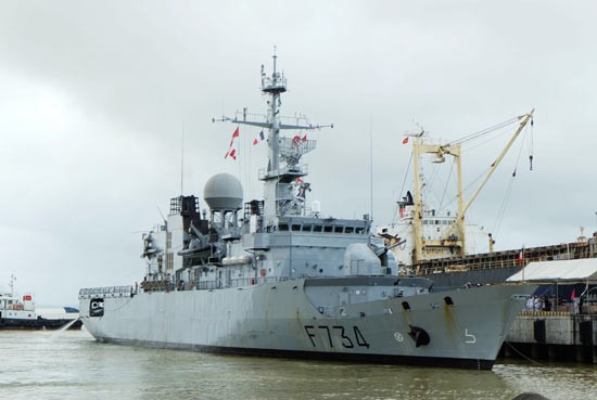 French naval ship Vendemiaire (Photo:SGGP)