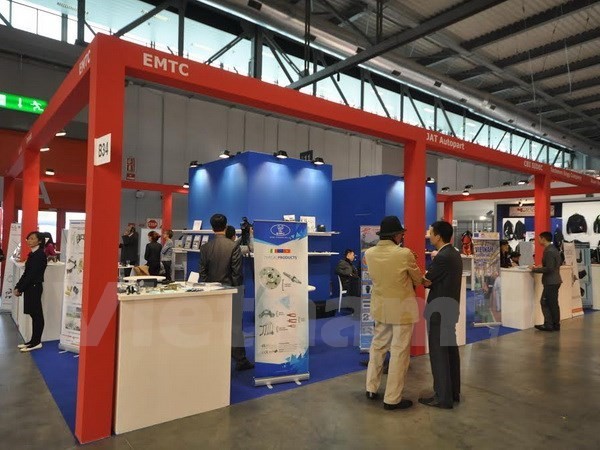 A Vietnamese pavilion at EICMA (Photo: VNA)