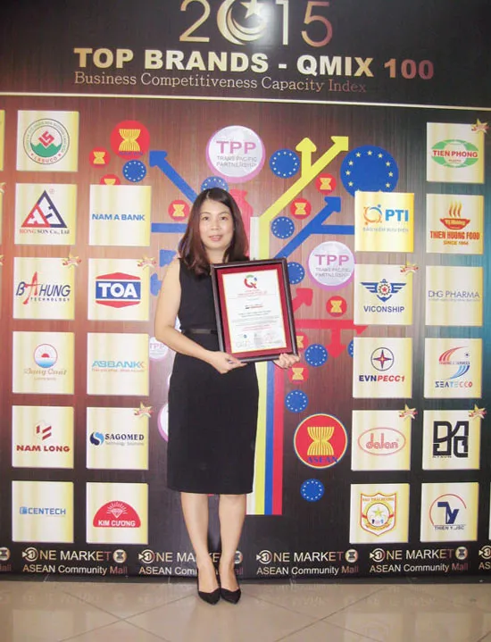 Thang máy Thái Bình đạt quy trình quản lý phát triển chỉ số năng lực cạnh tranh về quản lý chất lượng – QMix 100 2015