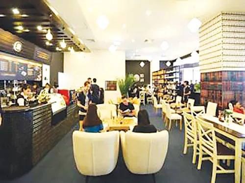 Không gian cà phê Trung Nguyên Legend