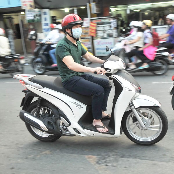 The Vietnam Registration asked Honda Vietnam to publicly recall all SH scooters with error in the anti-thief system on November 30 (Photo: SGGP)