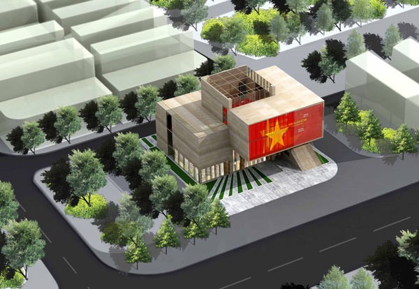 Model of Paracel exhibition house (Photo: SGGP)