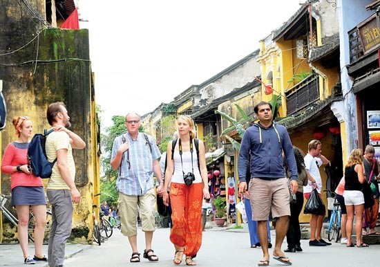 Hoi An ancient town attracts international visitors. (Photo:SGGP)