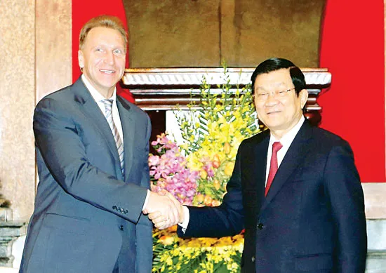 Chủ tịch nước Trương Tấn Sang tiếp Phó Thủ tướng thứ nhất Liên bang Nga