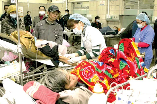 Rét đậm - người nhập viện tăng