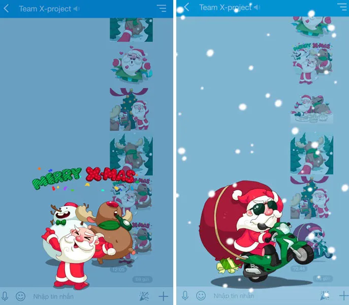 Zalo tung bộ sticker Giáng sinh ảnh 3