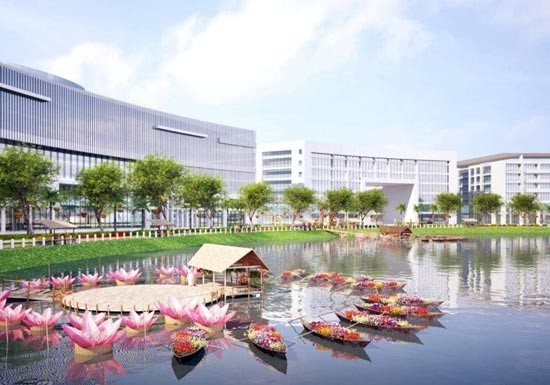 Cultural spaces featuring Tet atmosphere at Phu My Hung Flower Fair 2016. (Photo:SGGP)