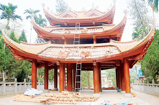 Lại phát hiện sai phạm khi tu bổ di tích ở chùa Hương