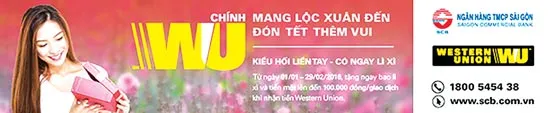 Nhận kiều hối Western Union - nhận ngay lì xì