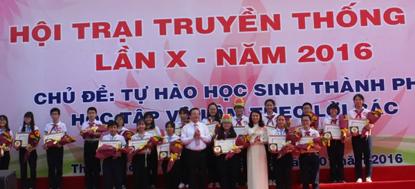 TPHCM: Hơn 5.000 trại sinh tham dự Hội trại Truyền thống 9-1