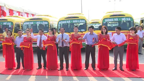 Quảng Trị mở tuyến xe buýt đầu tiên