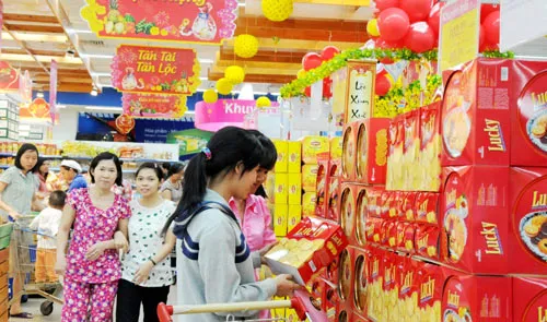 Siêu thị bán hàng tết giá vốn