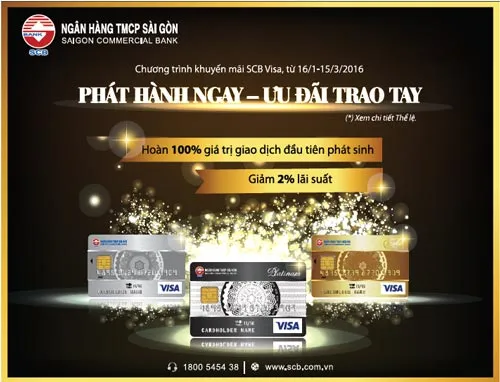 SCB triển khai chương trình “Phát hành ngay - Ưu đãi trao tay”