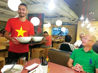 "So Pho So Good" restaurant in Singapore