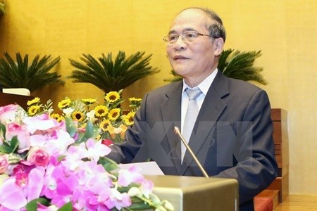 National Assembly Chairman Nguyen Sinh Hung. — VNA Photo