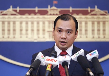 Foreign Ministry's spokesperson Le Hai Binh. — Photo tuoitre.vn