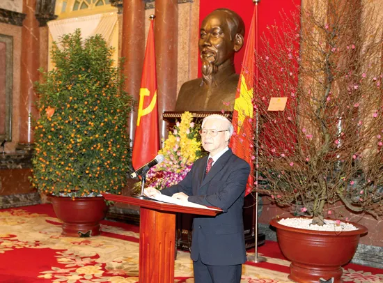 Nỗ lực phấn đấu, vượt qua mọi khó khăn, thách thức, biến thời cơ thành hiện thực, xây dựng đất nước ta ngày càng phồn vinh, hạnh phúc (*)