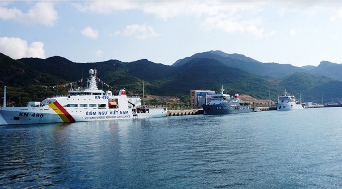 A view of the Cam Ranh International Port in the Central Province of Khánh Hòa which was inaugurated yesterday. -- Photo news.zing.vn