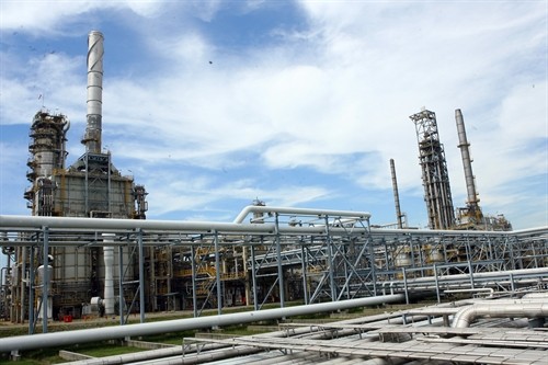 Photo of Dung Quất Oil Refinery in the central region province of Quảng Ngãi. (Source: VNS)