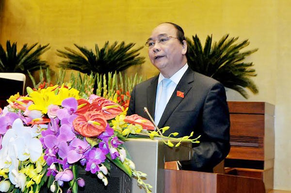 Nguyen Xuan Phuc is appointed to Vice Chair of National Defense & Security Council. (Photo:SGGP)