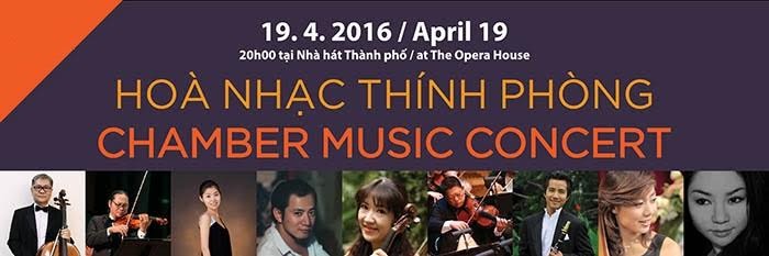 The poster of Chamber music concert.