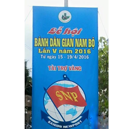 Poster of the festival ( Photo: Uyen Phuong)