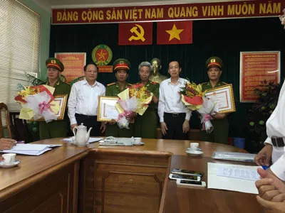 Lãnh đạo TPHCM khen thưởng các đơn vị công an phá án nhanh