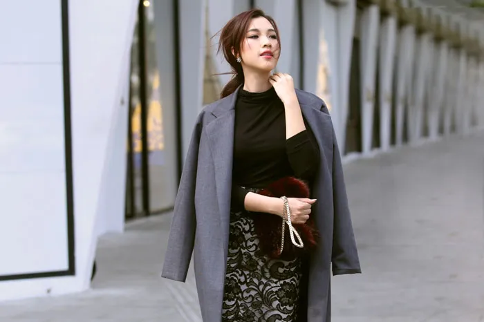 Á hậu Hoàng Oanh sành điệu với thời trang công sở ảnh 8