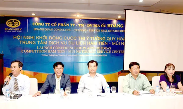 Địa ốc Hoàng Quân khởi động cuộc thi ý tưởng quy hoạch dự án Trung tâm DVDL Hàm Tiến - Mũi Né