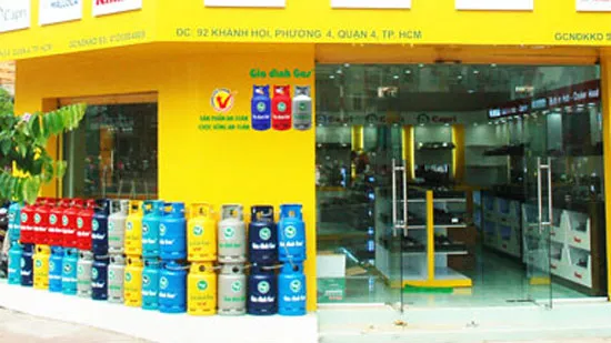 Giá gas tăng 5.000 đồng/ bình 12kg