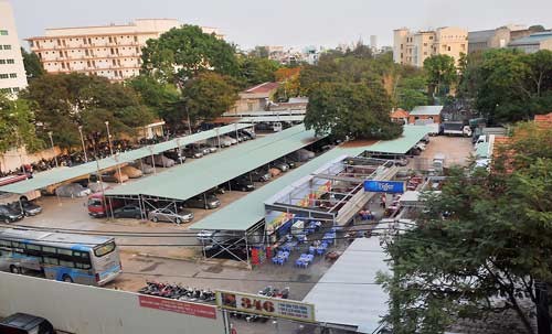 The site of Berjeya project, Ky Hoa Lake has become a parking lot for the last several years (Photo: SGGP)