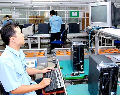 An electronic company in HCMC (Illustrative Photo: SGGP)